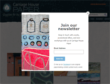 Tablet Screenshot of carriagehousepaper.com
